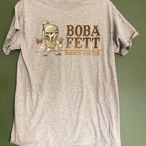 Source Unknown Gray Boba Fett Tee